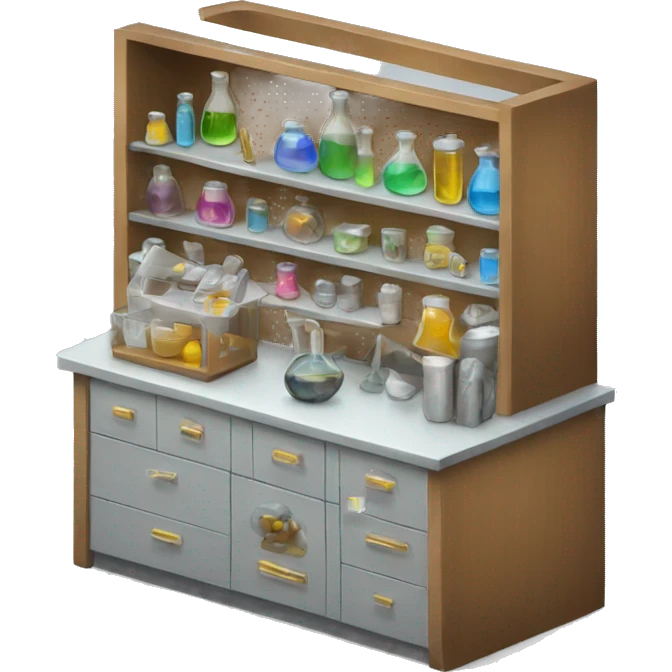 Science shop emoji