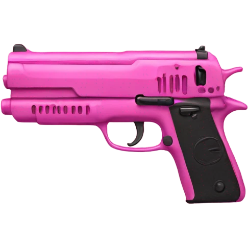 Pink gun emoji