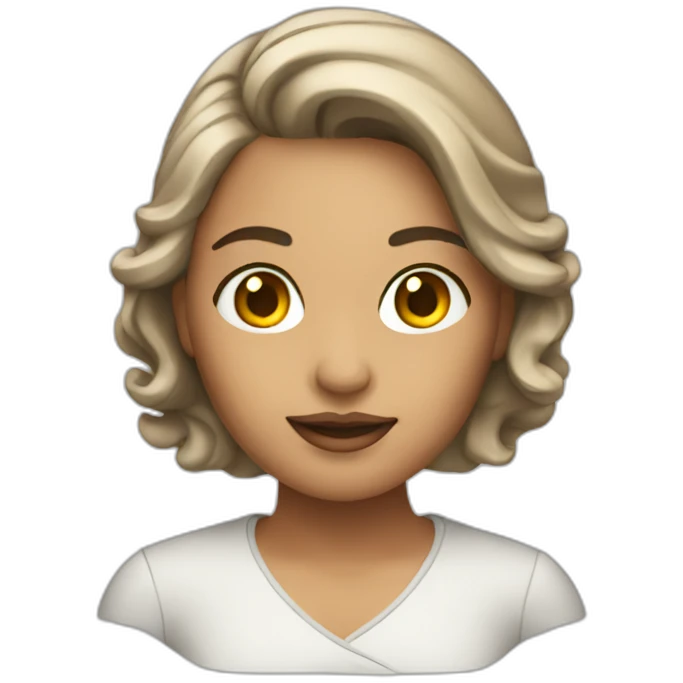 Mujer modelando  emoji