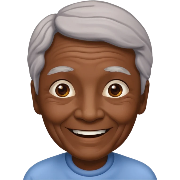 👨🏿‍🦳 emoji