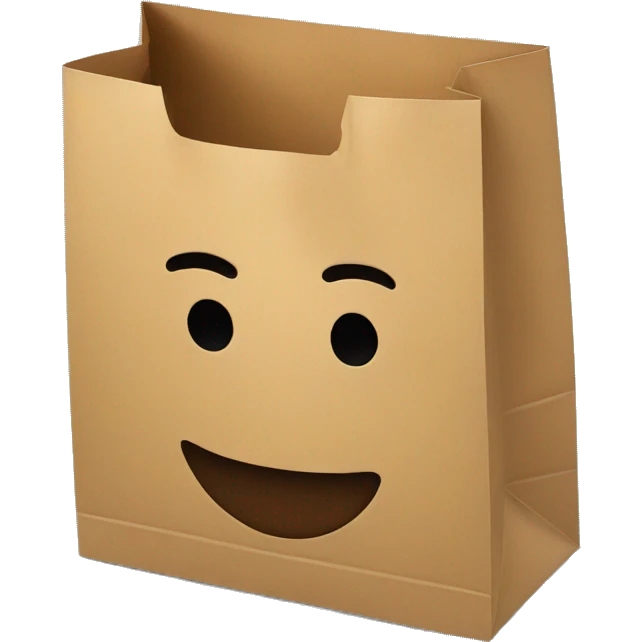 paper bag emoji