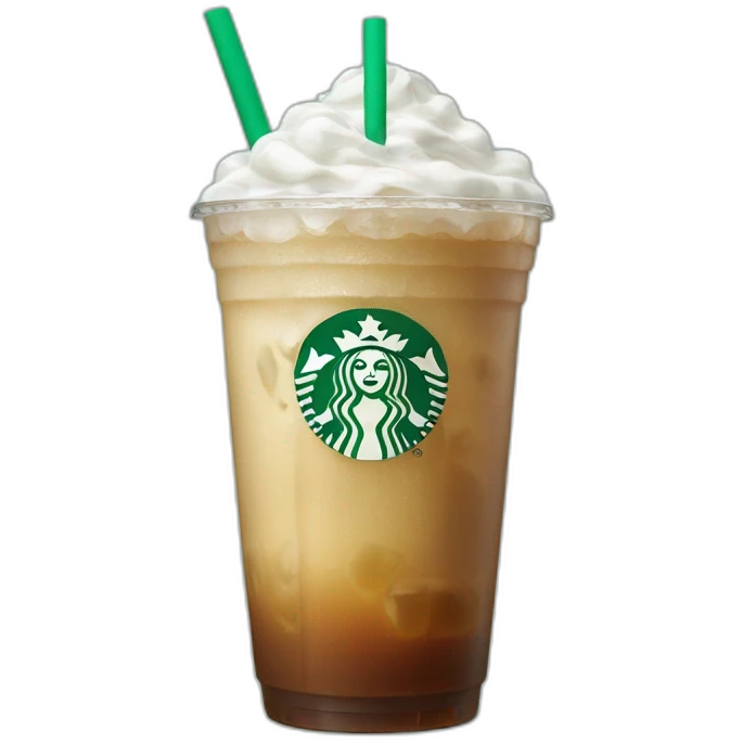 Starbucks iced drink emoji
