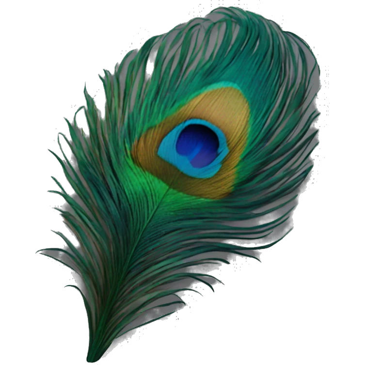 peacock feather emoji