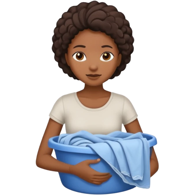 Black girl folding  emoji