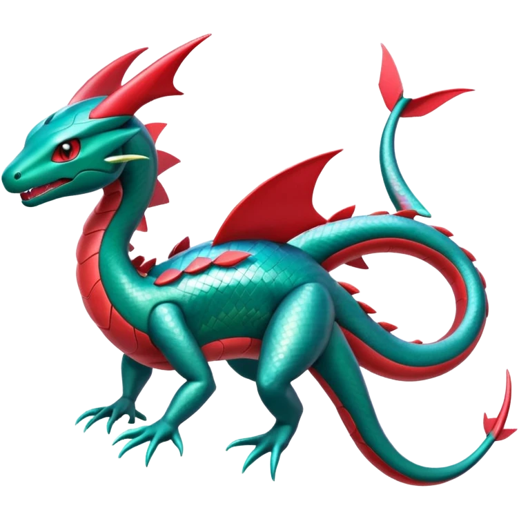 Rayquaza-Salamence-fusion (full body) emoji