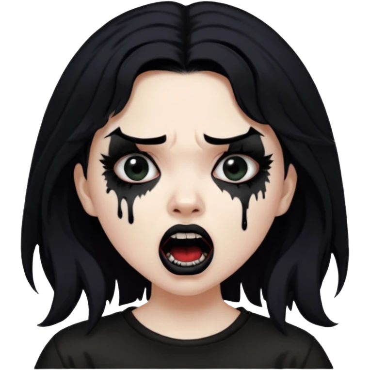 Mexican goth girl can’t sleep and yells about new suicideboy album
 emoji