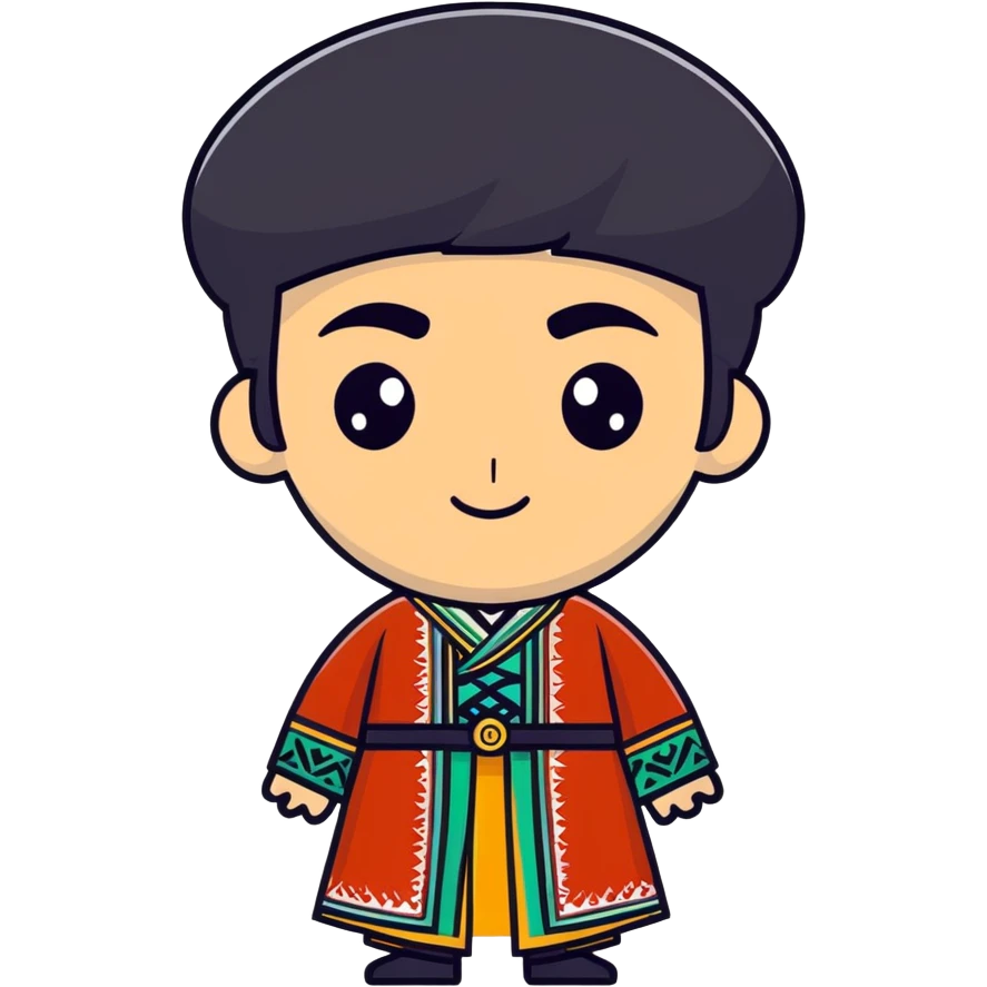 Man black hair and black eyes all body and uzbek wear the real man real man!!! emoji