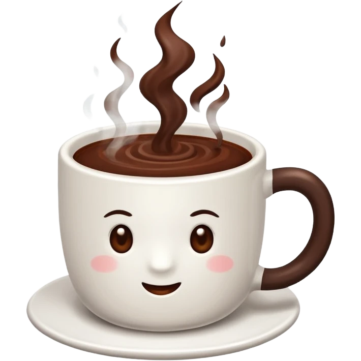 Hot chocolate emoji