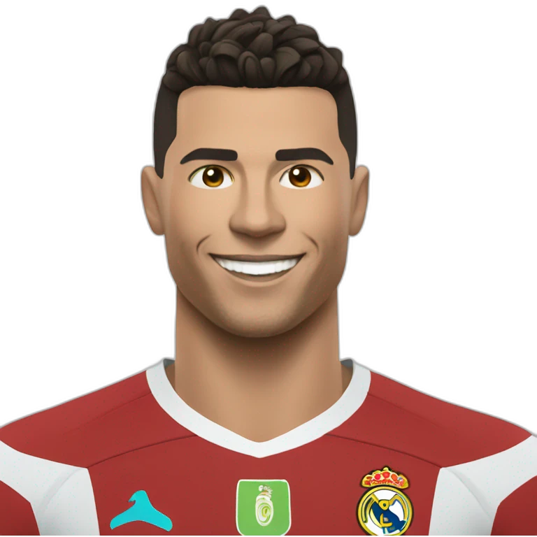 Ronaldo smiling  emoji