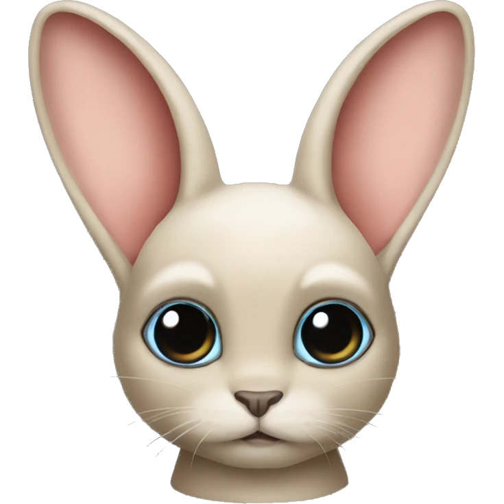 Siamese bunny star wars  emoji