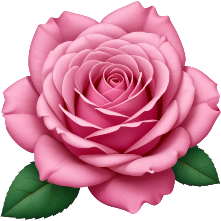 “A Polaroid photo of a pink rose  emoji