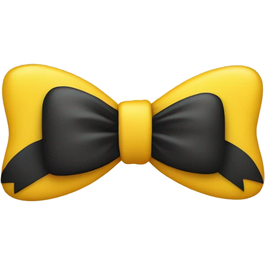 Bow with smiley face emoji