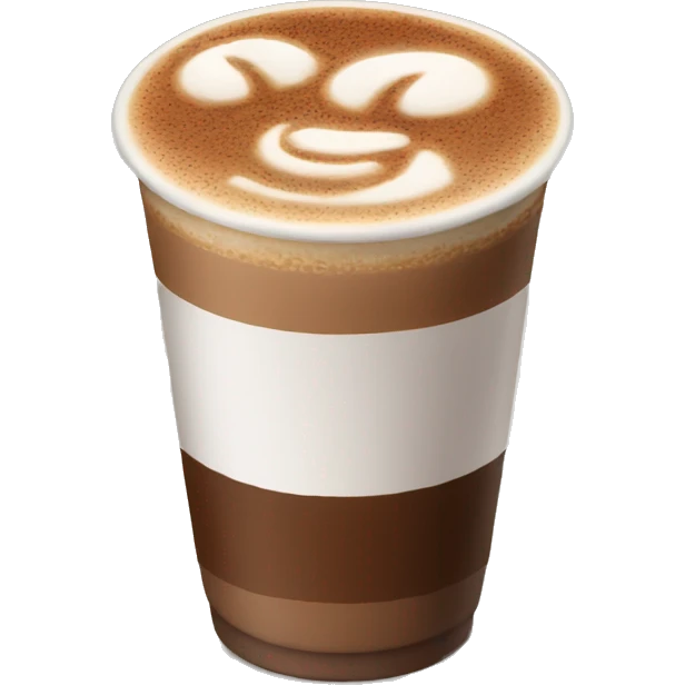 Mocha drink emoji