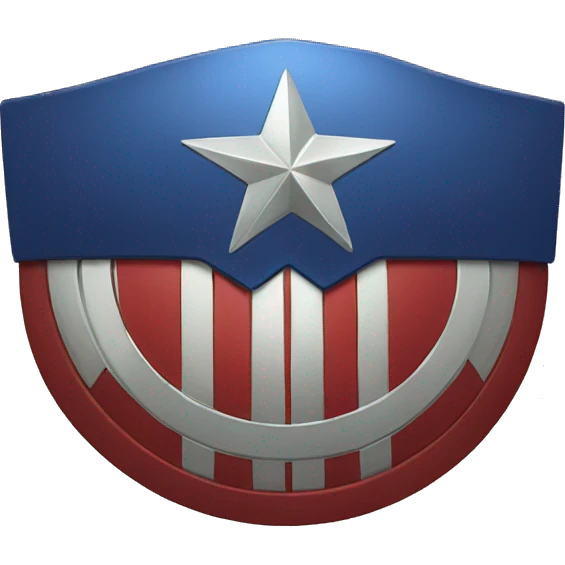 Capitan America escudo emoji