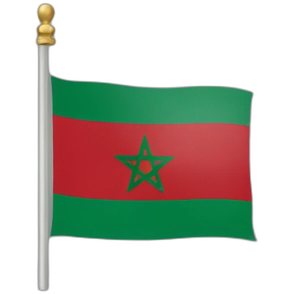 Flag of morocco emoji