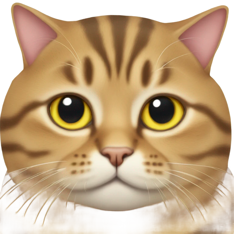 Fat tabby cat emoji