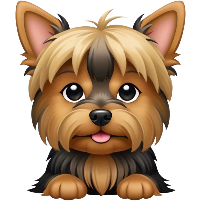 Yorkshire terrier dog emoji