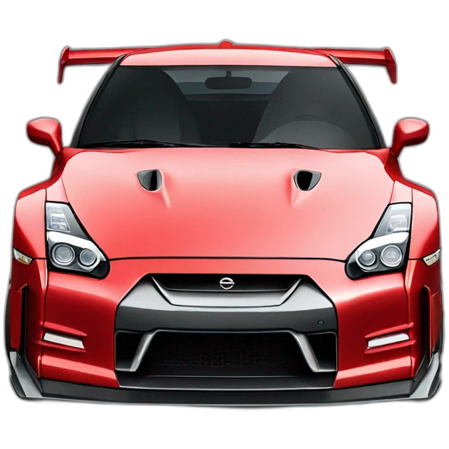 Nissan GTR liberty Walk Red emoji
