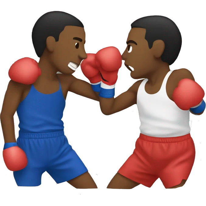 Boxing, fighting emoji