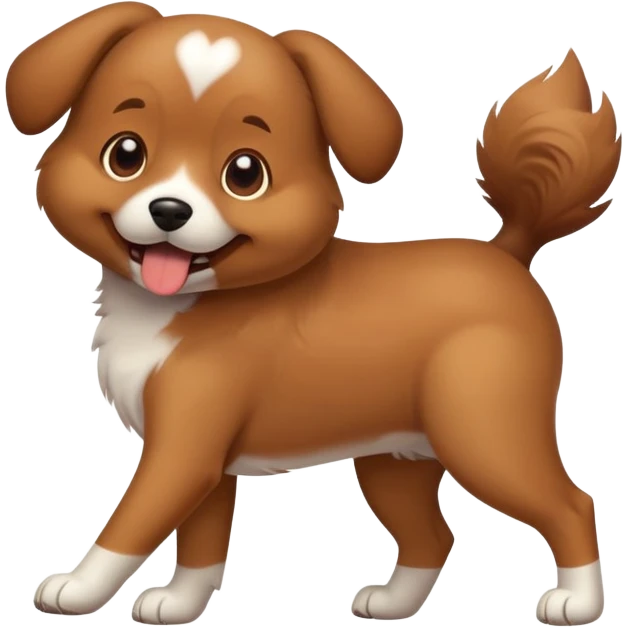 dog shaking butt emoji