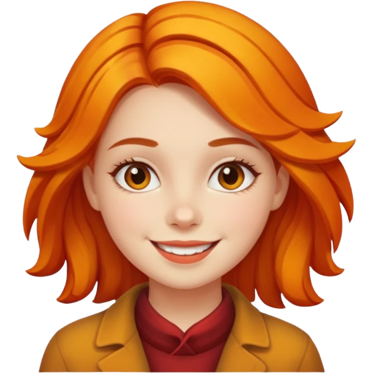 fall happy girly face artsy  emoji