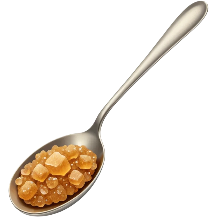 brown sugar on a spoon emoji