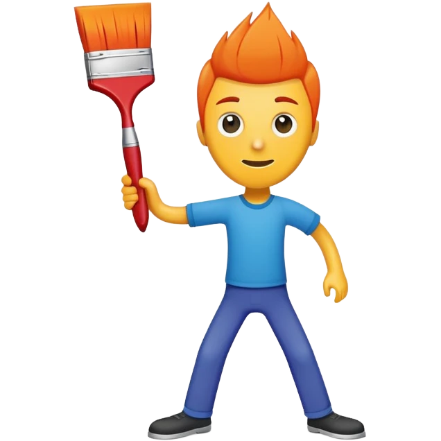Paintbrush from Inanimate insanity￼ emoji