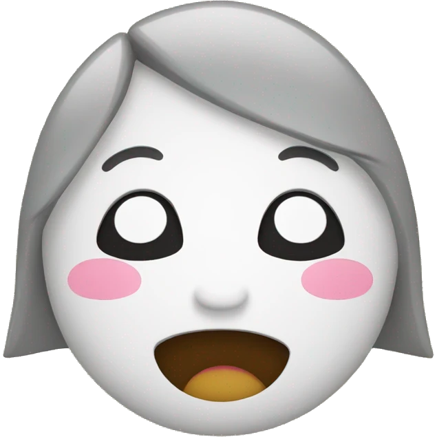 Un emoji feliz saludando a uno triste  emoji