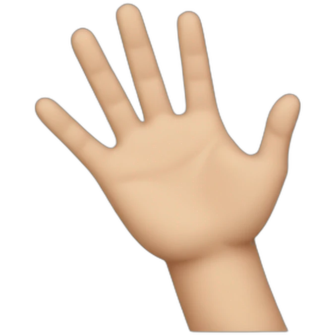 Hand emoji