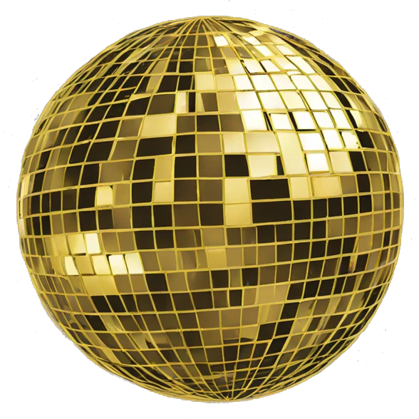Fancy discoball emoji