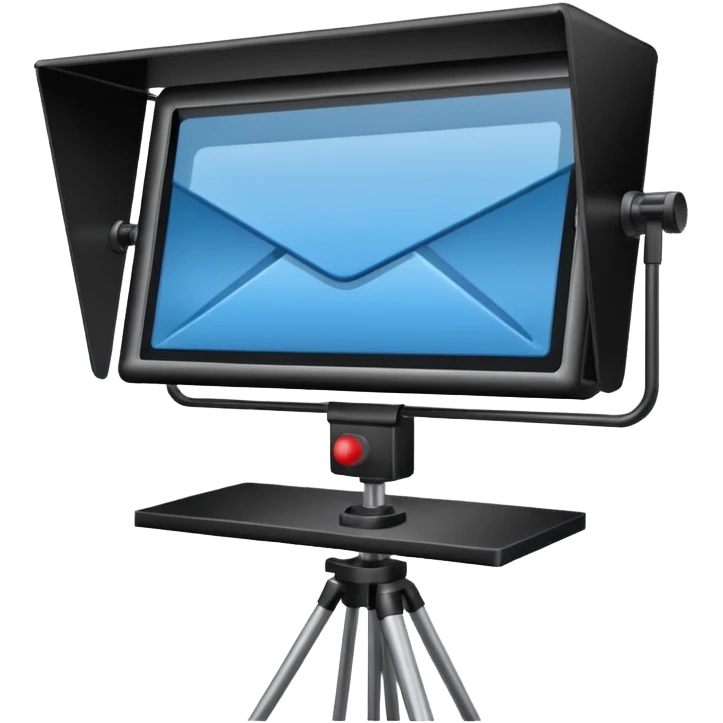 screen with a prompter emoji