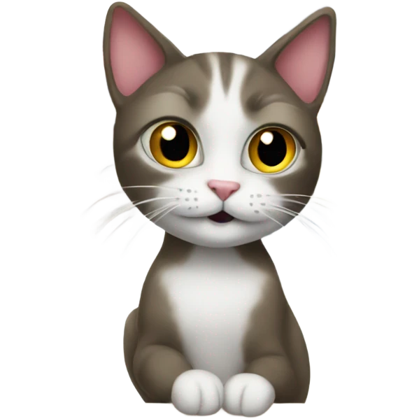 Cat working at Walmart  emoji