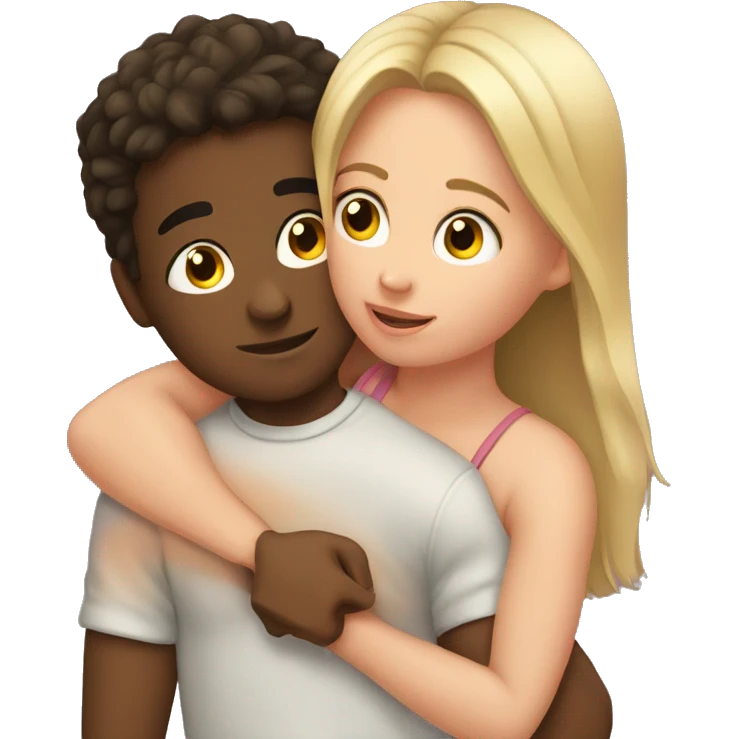 Girl lying on boy chest  emoji