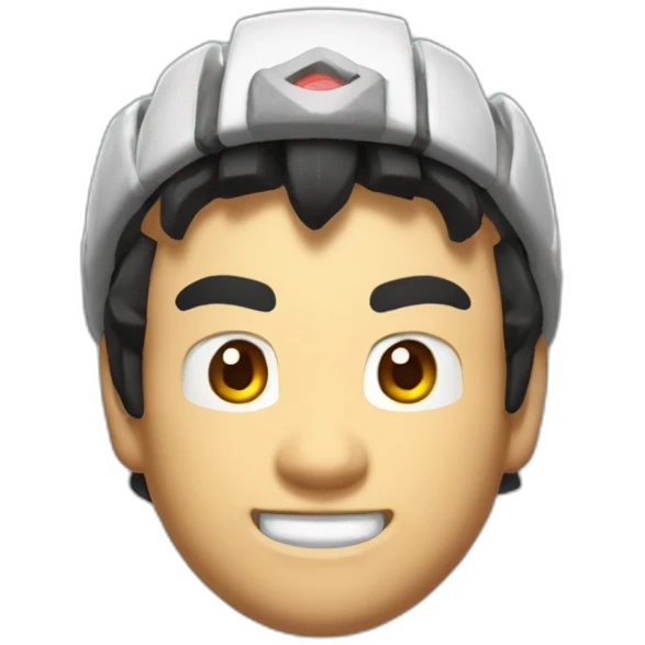 Ryu in  Mario kart emoji