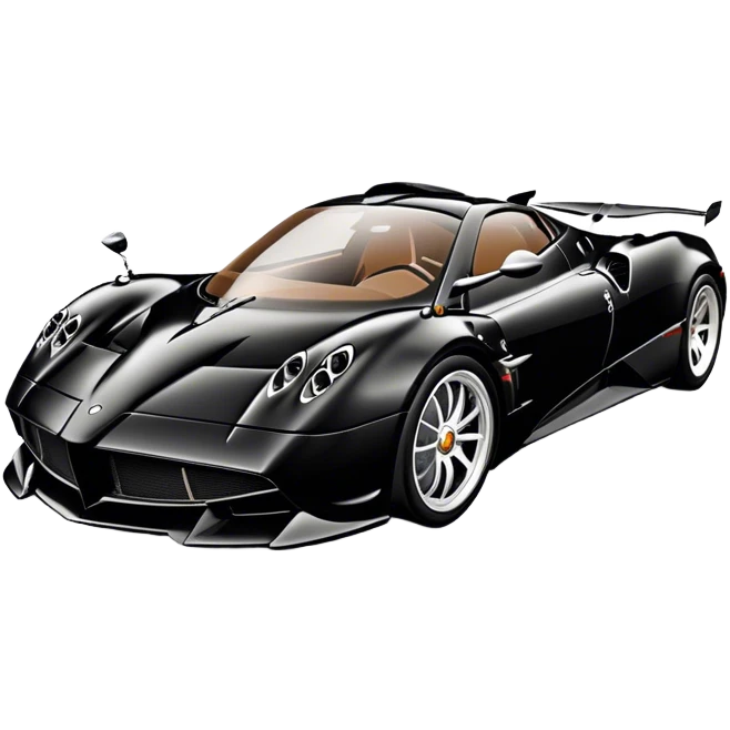 Pagani Huayra - Pagani (Model Year: 2022) (Iconic colour: Black) emoji