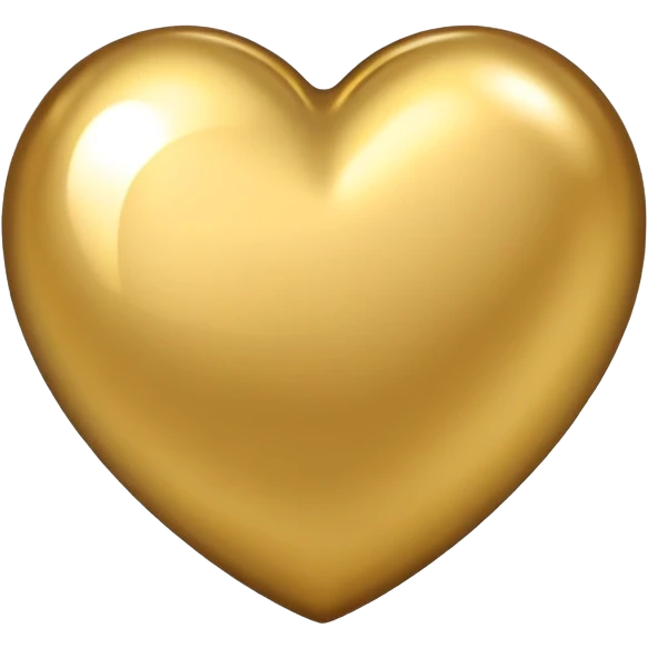 Pure Gold heart emoji