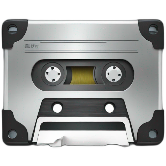 Audio tape emoji