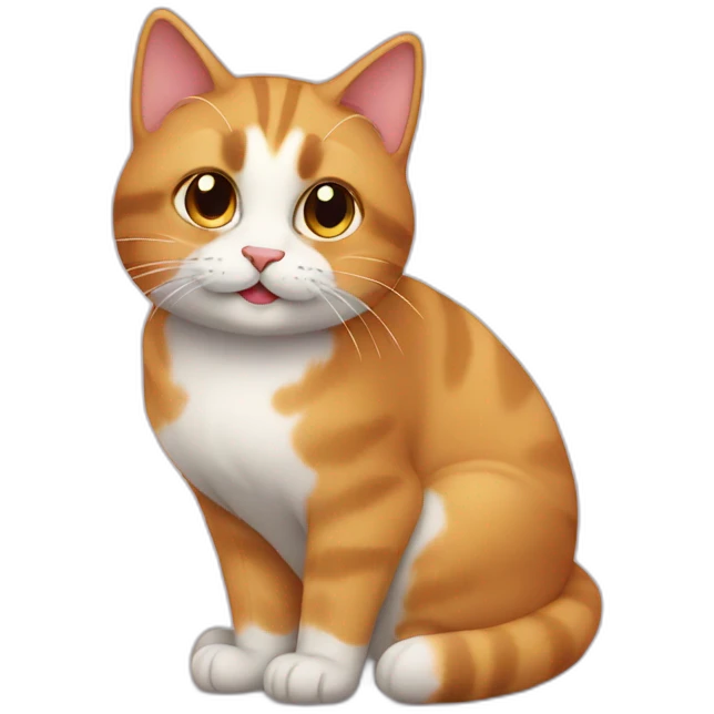 cat fall in love emoji