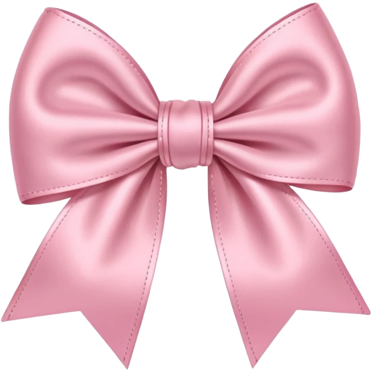 Baby pink bow emoji