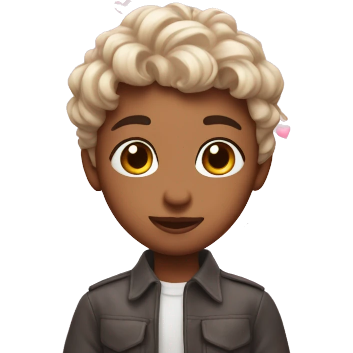 🥰 with pink hearts emoji
