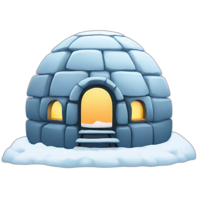 Spotify logo with igloo emoji