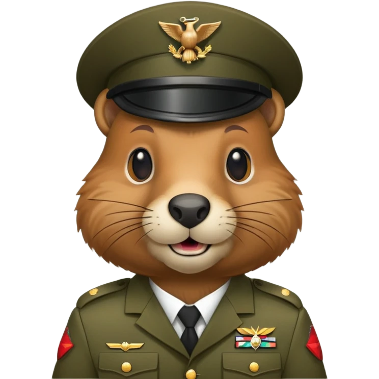 Army beaver emoji