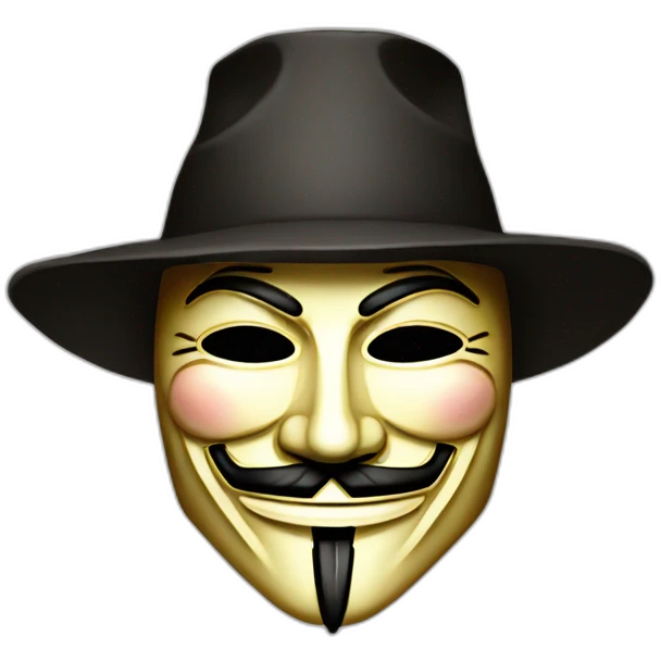 Guy Fawkes mask emoji