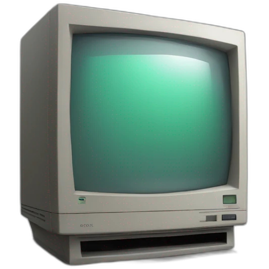 Old sony crt monitor emoji
