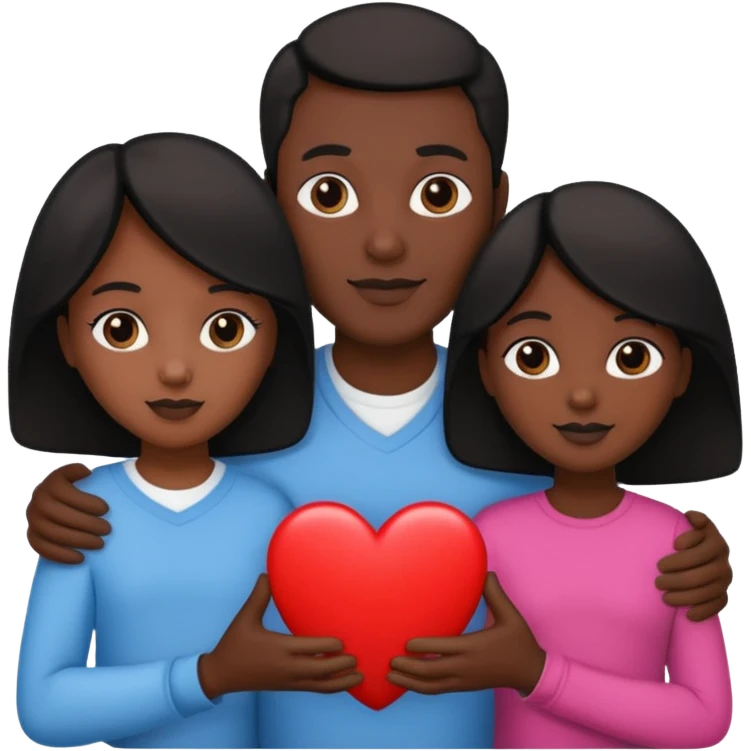 family black heart emoji