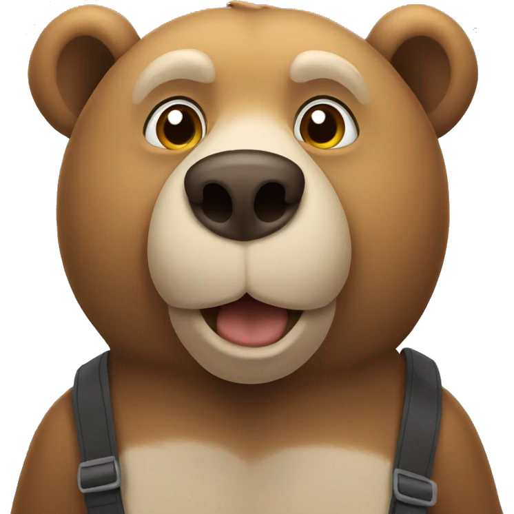 bear sniff emoji