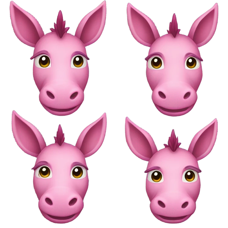 pink donkey dragon  emoji