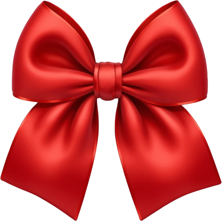 Red bow emoji
