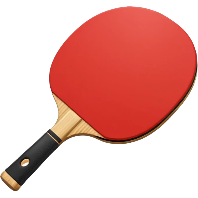 red Ping-Pong racket emoji