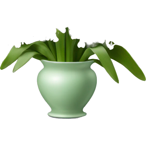 A vase of white hyacinths emoji